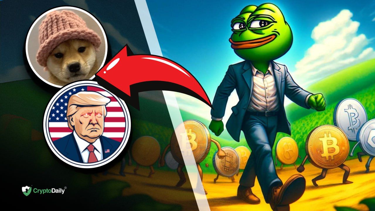 Pepe (PEPE), Dog Wif Hat (WIF), and now MAGA (TRUMP) lead the memecoin